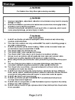 Preview for 3 page of Mosaic Wolfgang FSMVPT6026 Assembly Instructions & User Manual