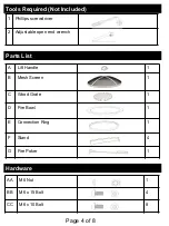 Preview for 5 page of Mosaic Wolfgang FSMVPT6026 Assembly Instructions & User Manual