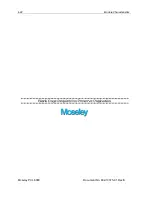 Предварительный просмотр 86 страницы Moseley PCL-600 User Manual