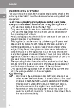 Preview for 10 page of Moser 1170 Operating Instructions Manual