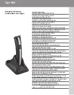 Moser Motion Nano 1585 Operating Instructions Manual preview
