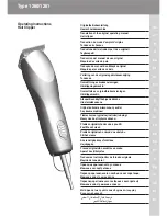 Moser Type 1260 Operating Instructions Manual preview