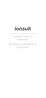 Moshi ionsuit Important Notes & Instructions предпросмотр