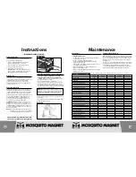 Предварительный просмотр 7 страницы Mosquito Magnet Liberty Pluse Operation Manual