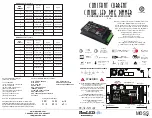 Moss LED FlexLED DMX512 Quick Start Manual предпросмотр