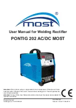 Preview for 1 page of Most PONTIG 202 AC/DC MOST User Manual