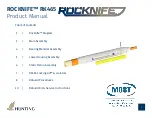 Preview for 1 page of Most ROCKNIFE RK465 Product Manual