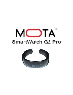 MOTA SmartWatch G2 Pro Quick Start Manual preview