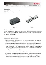 MOTECK CB4M-S User Manual предпросмотр