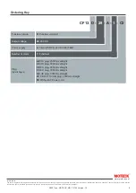 Preview for 6 page of MOTECK CF13 Product Data Sheet