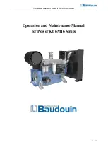 Moteurs Baudouin PowerKit 6M16 Series Operation And Maintenance Manual preview