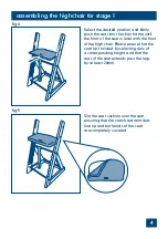 Предварительный просмотр 5 страницы mothercare adjust with me highchair User Manual