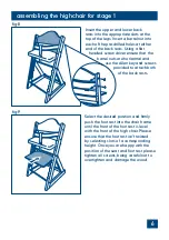 Предварительный просмотр 7 страницы mothercare adjust with me highchair User Manual