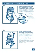 Предварительный просмотр 10 страницы mothercare adjust with me highchair User Manual