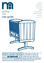 mothercare gliding crib User Manual preview