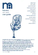 mothercare havana User Manual preview