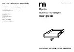 Предварительный просмотр 1 страницы mothercare Kyoto over-cot changer User Manual