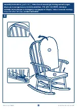 Предварительный просмотр 8 страницы mothercare rocking chair User Manual