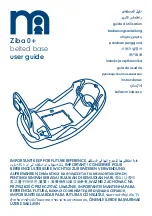 mothercare Ziba 0+ User Manual preview