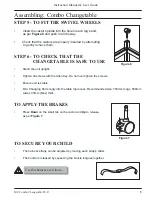 Предварительный просмотр 9 страницы Mothers choice 13208 Instruction Manual & User Manual