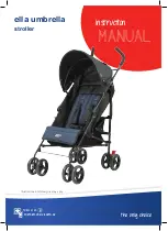 Mothers choice ella umbrella Instruction Manual предпросмотр