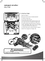 Предварительный просмотр 9 страницы Mothers choice ella umbrella Instruction Manual