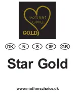 Mothers choice Star-Gold Instructions For Use Manual preview