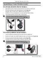 Предварительный просмотр 6 страницы Mother's Choice Carter stroller Instruction Manual & User Manual