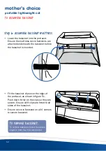 Предварительный просмотр 12 страницы Mother's Choice rhythm 2 in 1 portacot Instruction Manual