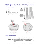 MOTi Gym Wearable Quick Start Manual preview