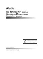 Preview for 1 page of Motic 1100200600841 Instruction Manual