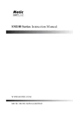 Motic SWIFTLINE SM100 Series Instruction Manual preview