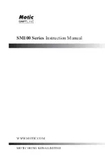 Preview for 1 page of Motic SWIFTLINE SM100 Series Instruction Manual