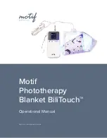 Motif Medical Blanket BiliTouch Operational Manual предпросмотр