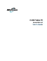 Motion Computing CL900 FWS-001 User Manual preview