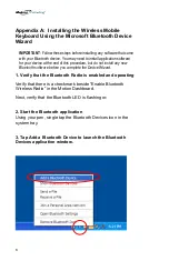 Preview for 12 page of Motion Computing Wireless Mobile Keyboard Installation Manual