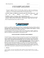 Preview for 22 page of Motion Research SportVue MC1 Manual