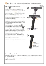 Предварительный просмотр 3 страницы Motion 39911 User Manual & Assembly Instructions