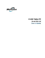 Motion CL920FWS-002 User Manual preview