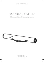 Motion CM-07 Manual preview