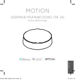 Предварительный просмотр 25 страницы Motion CM-20 Manual