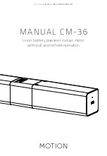 Motion CM-36 Manual preview