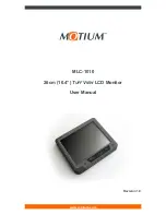 Preview for 1 page of motium MLC-1010 User Manual