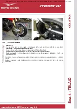 Предварительный просмотр 82 страницы MOTO GUZZI MGS-01 2010 Owner'S Manual