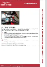 Предварительный просмотр 227 страницы MOTO GUZZI MGS-01 2010 Owner'S Manual