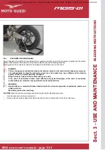 Предварительный просмотр 229 страницы MOTO GUZZI MGS-01 2010 Owner'S Manual