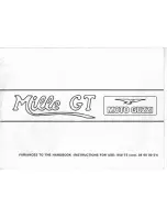 Preview for 1 page of MOTO GUZZI Mille GT Instructions For Use Manual