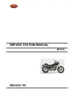 MOTO GUZZI NEVADA 750 Service Station Manual preview