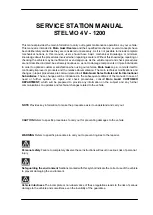 Preview for 3 page of MOTO GUZZI Stelvio 1200 4V Service Station Manual