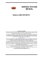 Preview for 2 page of MOTO GUZZI Stelvio 1200 MY11 2011 Service Station Manual